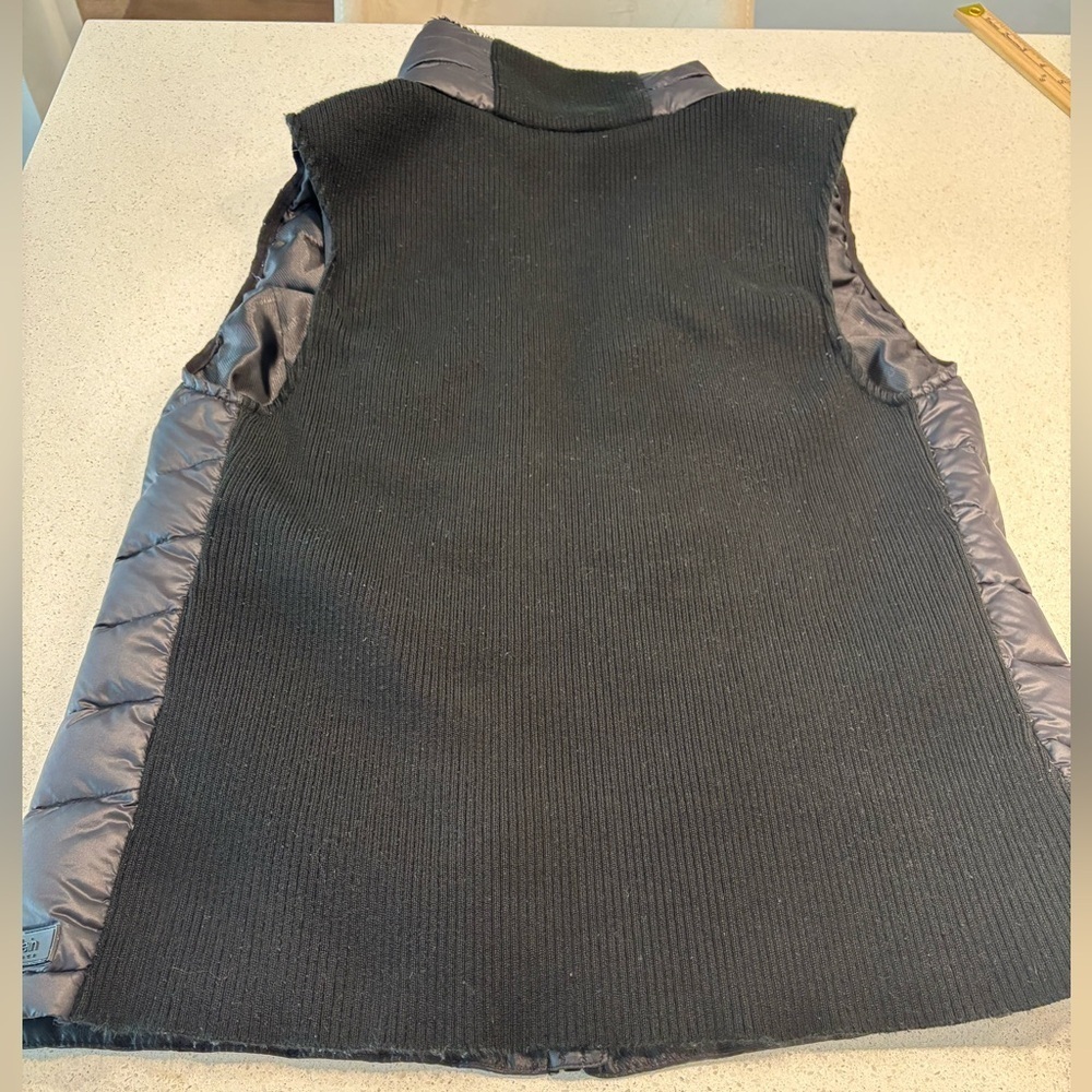 Calvin Klein Puffer Vest With Ribbed Back, Size 2X - Picture 8 of 9